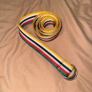 Urban Outfitters Multicolor Striped Belt